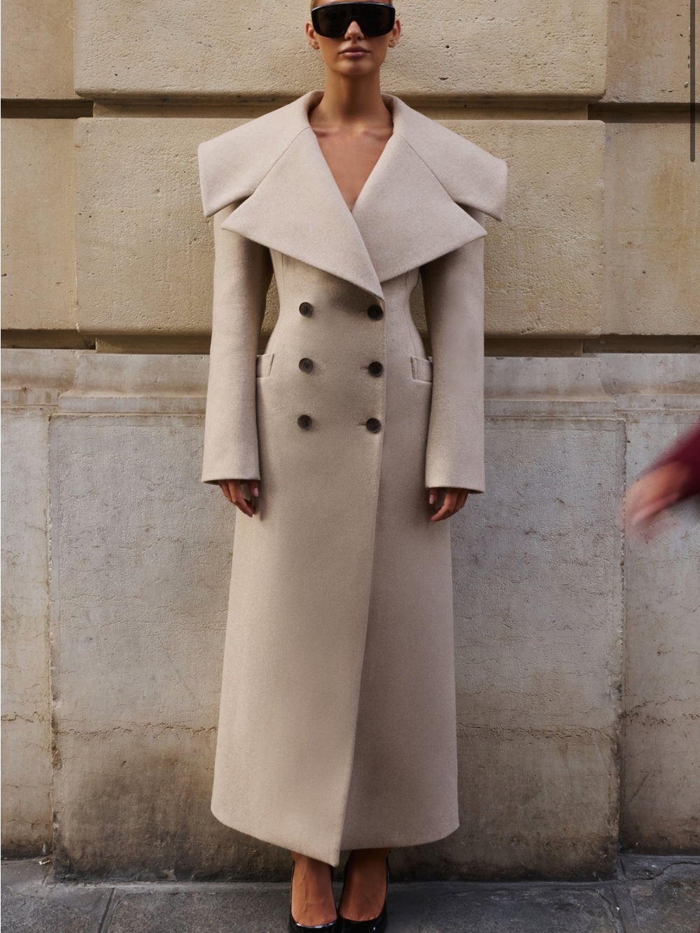 Calypso Trench Coat in Light Beige Babyboo